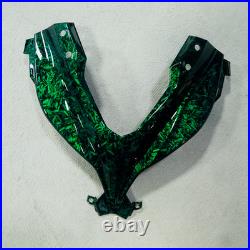 Green Forged Carbon Fiber Fairings+Tank+Bolt For Kawasaki Ninja 300 2013-2017 US