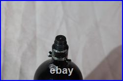 Guerilla 70/4500 Paintball HPA Carbon Fiber Tank Black With Neoprene Cover
