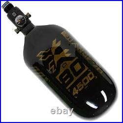 HK ARMY Rush Carbon Tank 80 / 4500 Black / Gold Pro Regulator