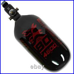 HK ARMY Rush Carbon Tank 80 / 4500 Black / Red Pro Regulator