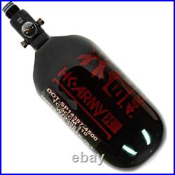 HK ARMY Rush Carbon Tank 80 / 4500 Black / Red Pro Regulator