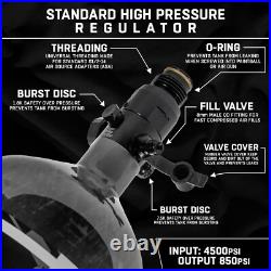 HK Army 68/4500 Aerolite Carbon Fiber HPA Compressed Air Paintball Tank System HK Army 68/4500 Aerolite Carbon Fiber HPA Compressed Air Paintball Tank System