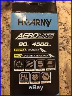 HK Army Aerolite 2 Pro 80/4500 Carbon Fiber Paintball HPA Air Tank