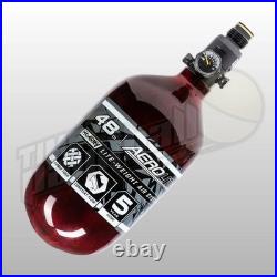 HK Army Aerolite 48/4500 Carbon Fiber Paintball / Airsoft Tank RED