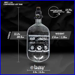 HK Army Aerolite Carbon Fiber HPA Compressed Air Paintball Tank System HK Army Aerolite Carbon Fiber HPA Compressed Air Paintball Tank System