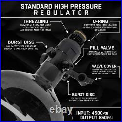 HK Army Aerolite Carbon Fiber Tank 48ci 4500psi Smoke