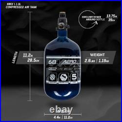 HK Army Aerolite Carbon Fiber Tank 68ci 4500psi Blue