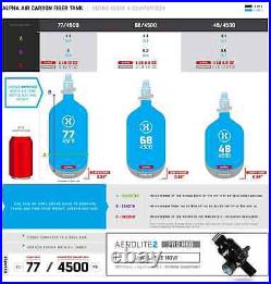 HK Army Alpha Air 77 / 4500 Tank with HP8 Regulator SURGE Black / Green