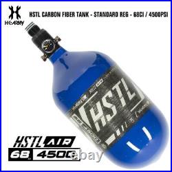 HK Army HSTL 68/4500 Carbon Fiber HPA Compressed Air Paintball Tank Blue