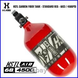 HK Army HSTL 68/4500 Carbon Fiber HPA Compressed Air Paintball Tank Red