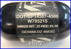 HK Army HSTL 68/4500 Carbon Fiber HPA Compressed Air Tank Standard Reg 06/23 HK Army HSTL 68/4500 Carbon Fiber HPA Compressed Air Tank Standard Reg 06/23