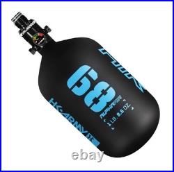 HK Army Paintball Alpha Air 68ci/4500psi HPA Tank Mid Pressure Reg Abyss