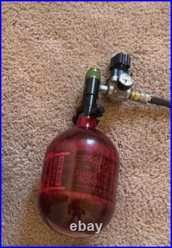 HK Army? Red Aerolite Carbon Fiber HPA Paintball Tank 48ci 4500psi