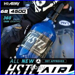 HK HSTL 68ci / 4500psi Carbon Fiber HPA Air Bottle Paintball Tank System Blue