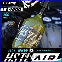 HK HSTL 68ci / 4500psi Carbon Fiber HPA Air Bottle Paintball Tank System Olive