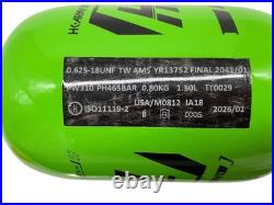 HSTL Carbon Fiber Tank Standard Reg 68ci / 4500psi Neon Green/Black