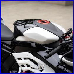 Hydro Dip Carbon Fiber Tank Cap Cover for CFMOTO 675SS / 675NK Lightweight