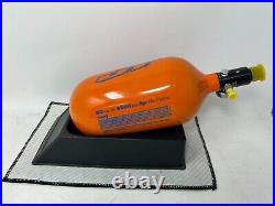 JT Paintball Grunge Grafx 80/4500 Carbon Fiber HPA Tank Orange & Blue