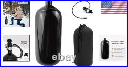 Lightweight 98ci Carbon Fiber PCP Air Tank DOT Certified Dual Gauge System Lightweight 98ci Carbon Fiber PCP Air Tank DOT Certified Dual Gauge System