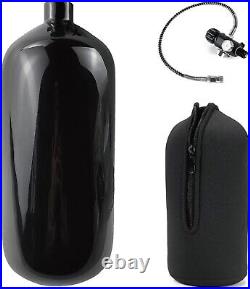 Lightweight 98ci Carbon Fiber PCP Air Tank DOT Certified Dual Gauge System Lightweight 98ci Carbon Fiber PCP Air Tank DOT Certified Dual Gauge System