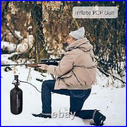 Lightweight 98ci Carbon Fiber PCP Air Tank DOT Certified Dual Gauge System Lightweight 98ci Carbon Fiber PCP Air Tank DOT Certified Dual Gauge System