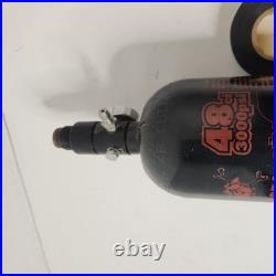 Lot Of 3 Expired Paintball Tanks with Regulators. Carbon Fiber 68/4500. 48/3000