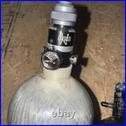 Lot Of Ninia Paintball Tanks With Regulators. Carbon Fiber V2