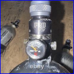 Lot Of Ninia Paintball Tanks With Regulators. Carbon Fiber V2