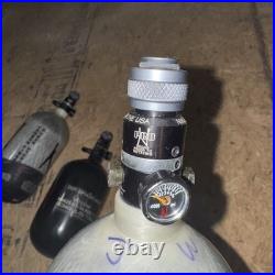 Lot Of Ninia Paintball Tanks With Regulators. Carbon Fiber V2