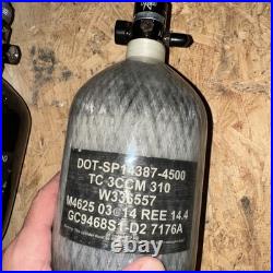 Lot Of Ninia Paintball Tanks With Regulators. Carbon Fiber V2