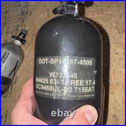 Lot Of Ninia Paintball Tanks With Regulators. Carbon Fiber V2