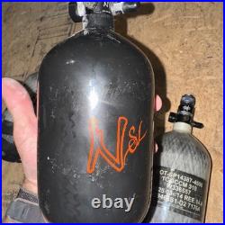 Lot Of Ninia Paintball Tanks With Regulators. Carbon Fiber V2