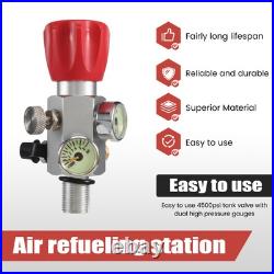 M18X1.5 PCP Tank Dual Charging Air Filling Station Refill Adapter with1203 M18X1.5 PCP Tank Dual Charging Air Filling Station Refill Adapter with1203