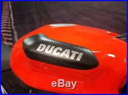 MATTE Plain Carbon fiber tank protectors Ducati 899 959 1199 1299 Panigale