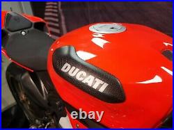 MATTE Plain Carbon fiber tank protectors Ducati 899 959 1199 1299 Panigale