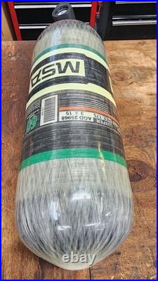 MSA Carbon Fiber Tank, TC-SU 5134-310 DOT-SP 10915-4500 60' 88 SCF 4500 PSI SCBA