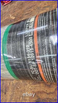 MSA Carbon Fiber Tank, TC-SU 5134-310 DOT-SP 10915-4500 60' 88 SCF 4500 PSI SCBA