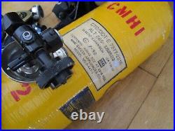 MSA SCBA 2216 Carbon Fiber Cylinder Tank Ultralite Frame /case NO MASK