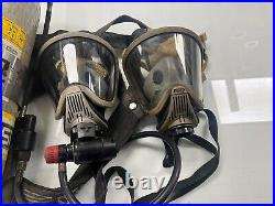 MSA SCBA Air Pack Tank Harness with 2 L-30 Carbon Fiber Tanks And 2 Masks