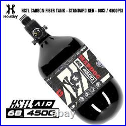 Maddog HK Army HSTL 68/4500 Carbon Fiber HPA Compressed Air Paintball Tank Black