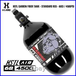 Maddog HK Army HSTL 68/4500 Carbon Fiber HPA Compressed Air Paintball Tank Black