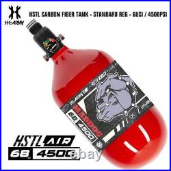 Maddog HK Army HSTL 68/4500 Carbon Fiber HPA Compressed Air Paintball Tank Red