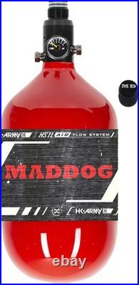 Maddog HK Army HSTL Dog 68ci/4500psi Carbon Fiber Compressed Air HPA Paintball T Maddog HK Army HSTL Dog 68ci/4500psi Carbon Fiber Compressed Air HPA Paintball T