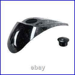 Marbling Carbon Fiber Gas Tank Panel Cover for Harley Street Glide Road Glide