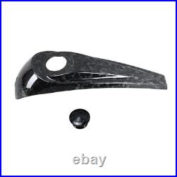 Marbling Carbon Fiber Gas Tank Panel Cover for Harley Street Glide Road Glide
