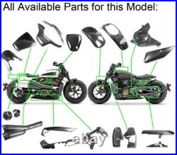 Matte Carbon Fiber Tank Cover Panel Fairing Cowling for Harley Sportster S 2021+