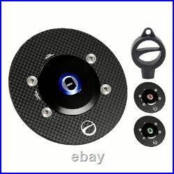 Motorcycle Carbon Fiber Fuel Cap Key For BMW S1000RR HP4 2010-2022 Tank Cover