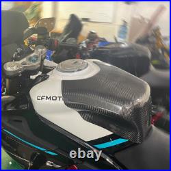 Motorcycle Carbon Fiber Tank Cover Fuel Gas Protector For CF-MOTO 450SR 2022+