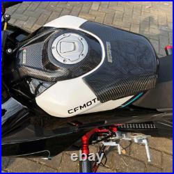 Motorcycle Carbon Fiber Tank Cover Fuel Gas Protector For CF-MOTO 450SR 2022+