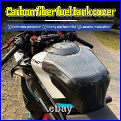 Motorcycle Carbon Fiber Tank Cover Fuel Gas Protector For CF-MOTO 450SR 2022+